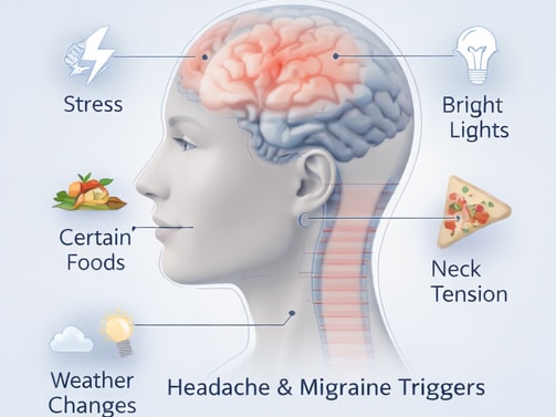 Chiropractic care for headaches and migraines at Lakeview Chiropractic